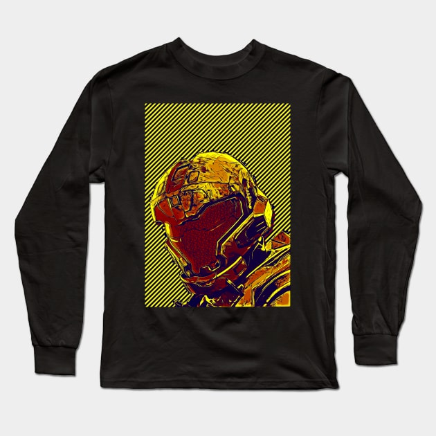 Halo Master Chief Long Sleeve T-Shirt by RifkyAP28